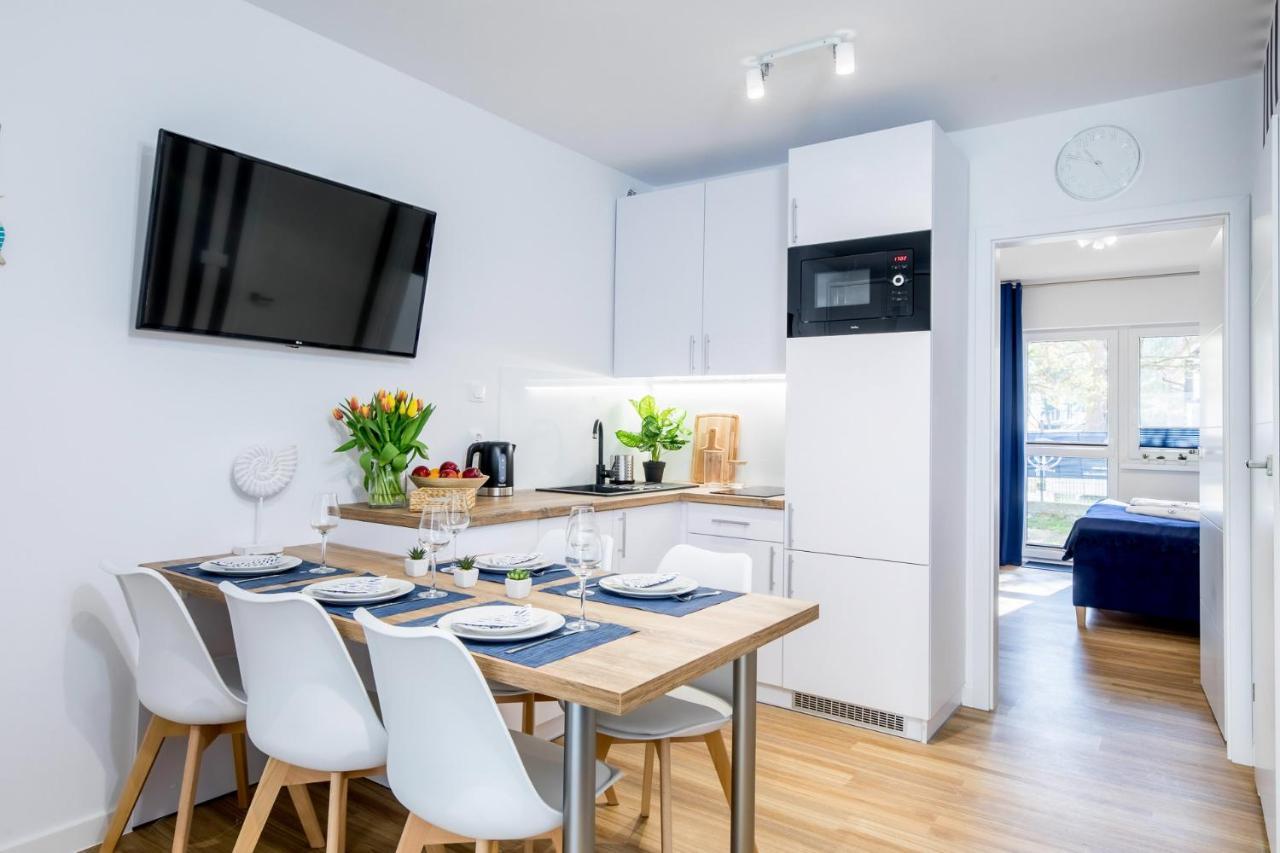 Apartament 9B Blue Marine Poddabie Basen Odkryty Brodziki Plac Zabaw Esterno foto